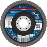 Lamelový kotouč Bosch EXPERT X782, zrnitost 60, 115 mm, pro dlouhou životnost.